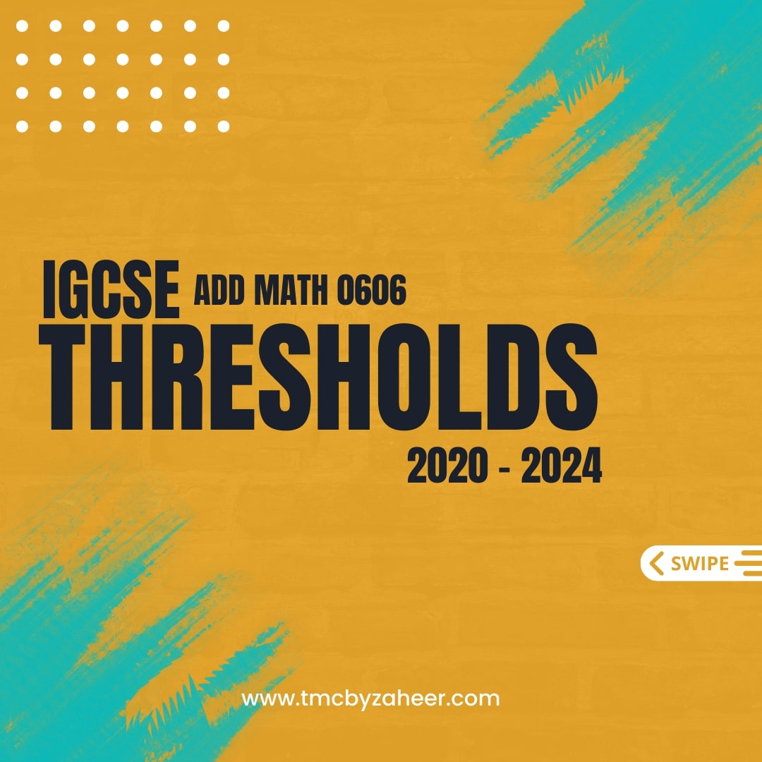 IGCSE Add Math Thresholds