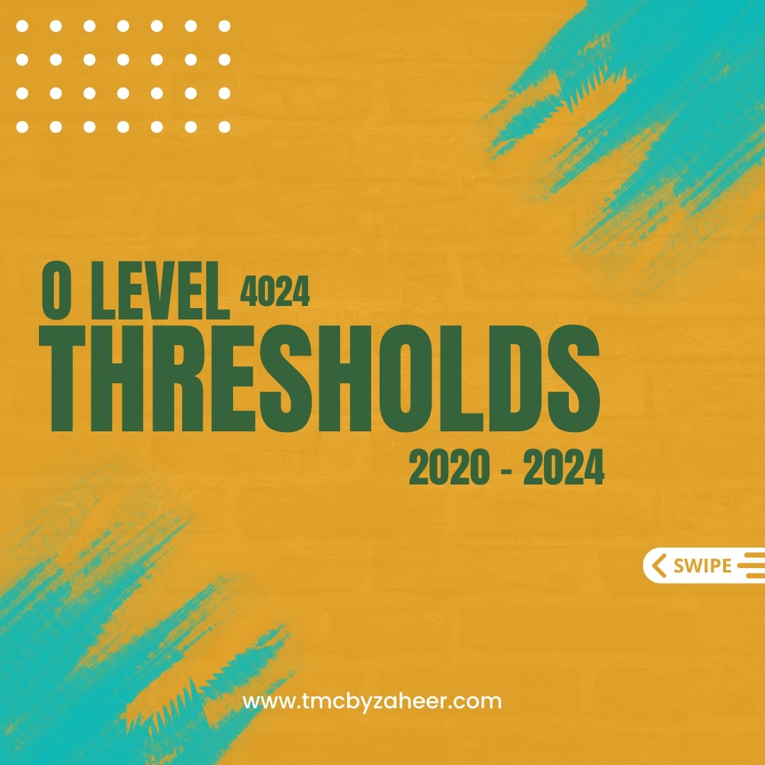 O-Level Thresholds 2021